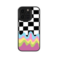 Checker Ripples | Y2k - Glass Case | Code: 008