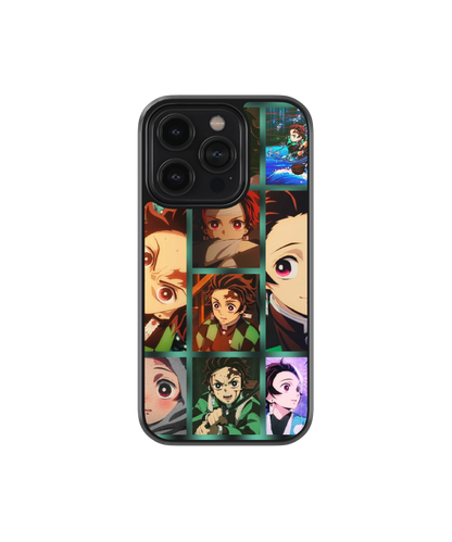 Tanjiro Montage | Demon Slayer - Glass Case Cover | Code: 224