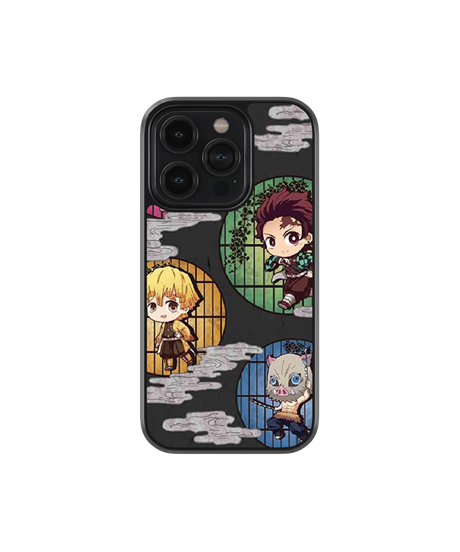 Childhood Squad | Demon Slayer - Glass Case Cover | Code: 234