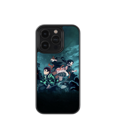 Sibling Clash | Demon Slayer - Glass Case Cover | Code: 227
