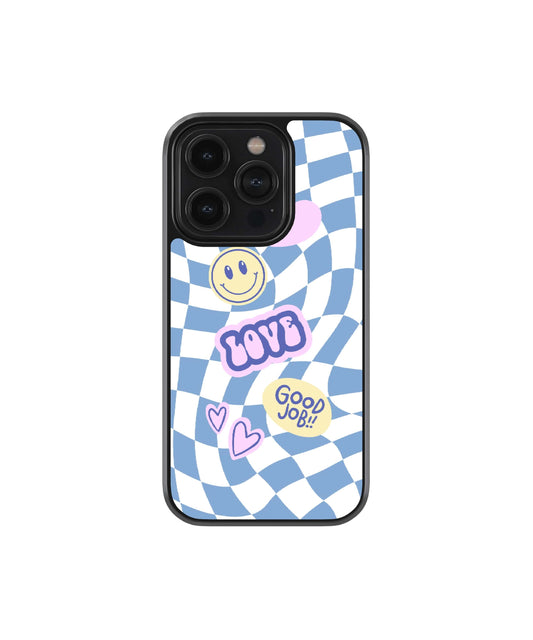 Checkmark Cheers | Y2k - Glass Case | Code: 004