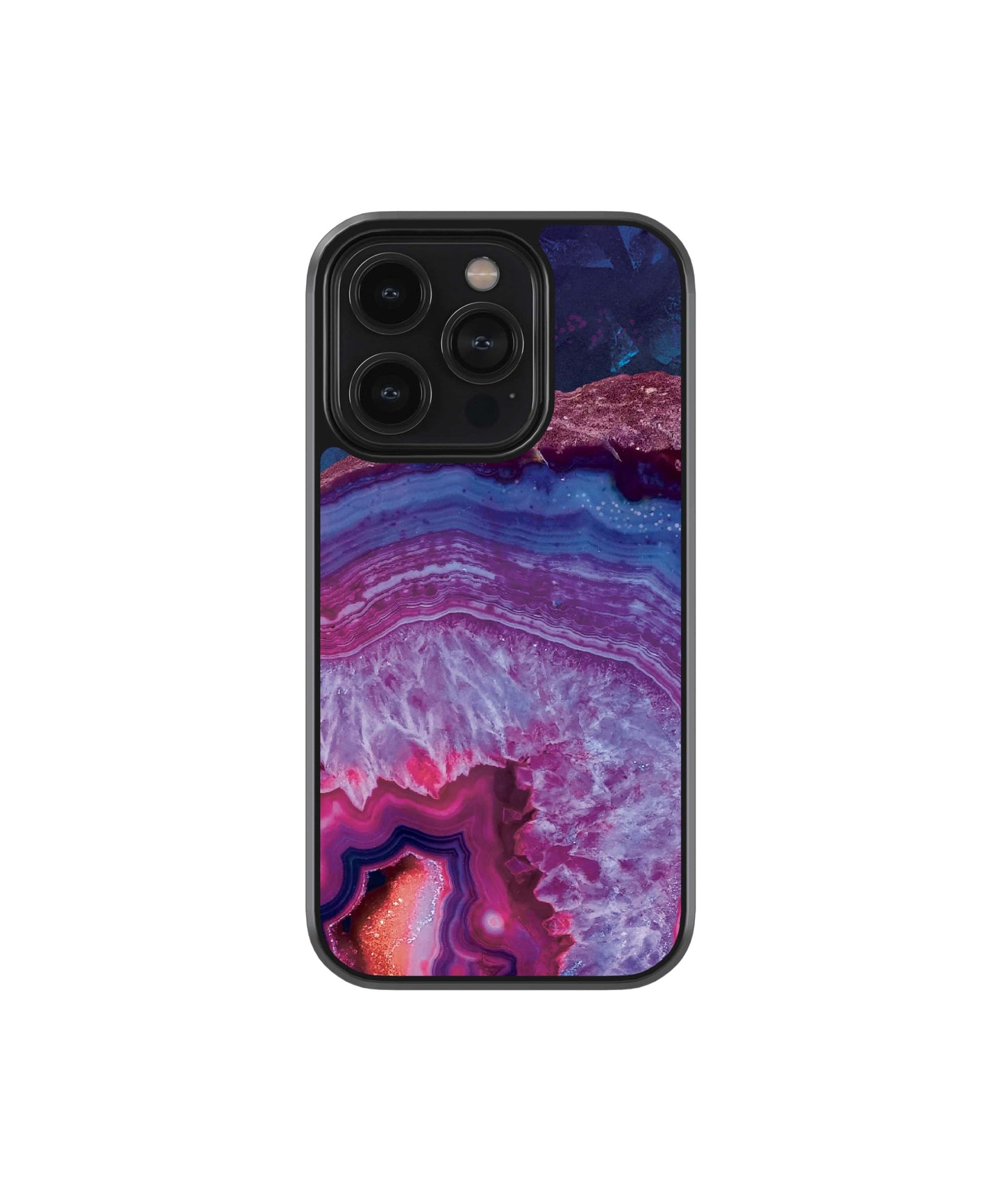 Purple Stone | Marble - Glass Case | Code: 066