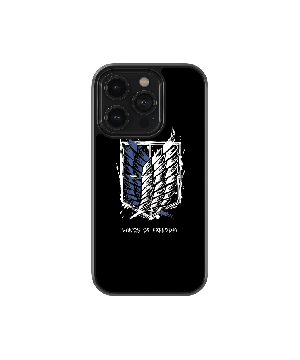 Freedom Emblem | Attack on Titans - Glass Case | Code: 185