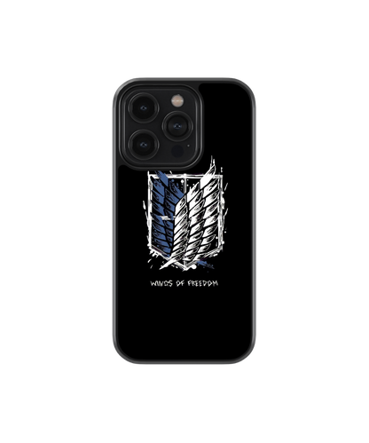 Freedom Emblem | Attack on Titans - Glass Case Cover | Code: 185