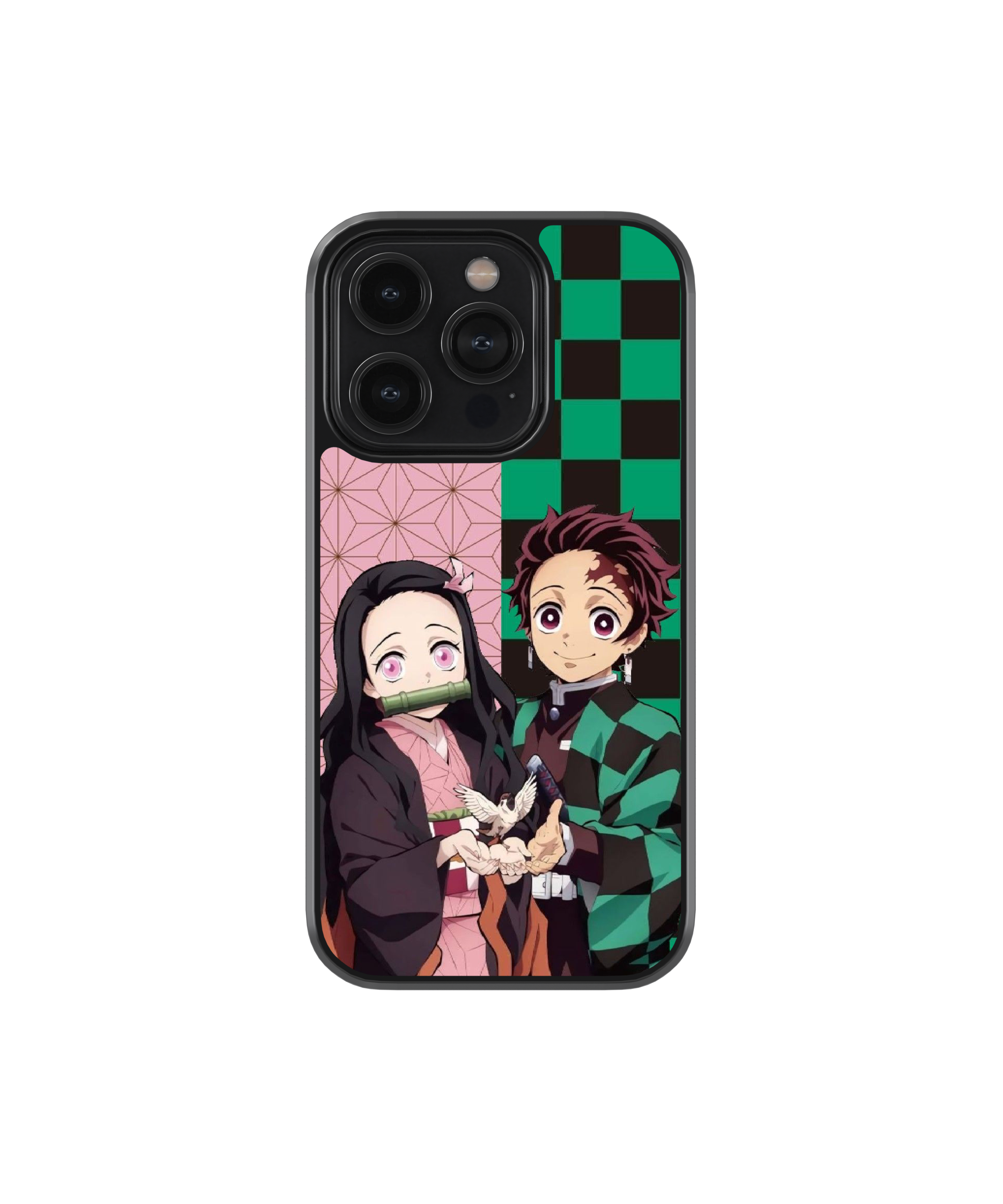 Bonded Siblings | Demon Slayer - Glass Case | Code: 236