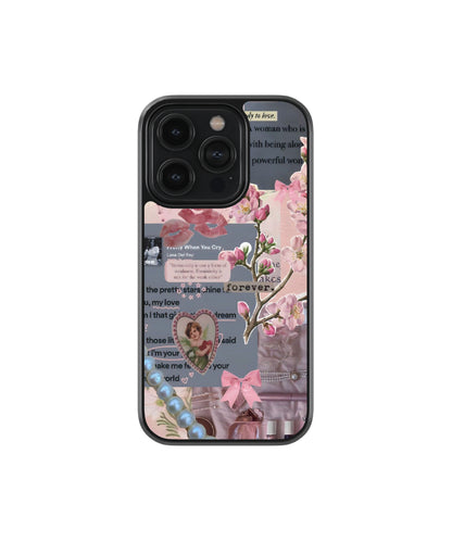 Coquette Glamour | Pinteresty Glass Case Cover | Code: 269