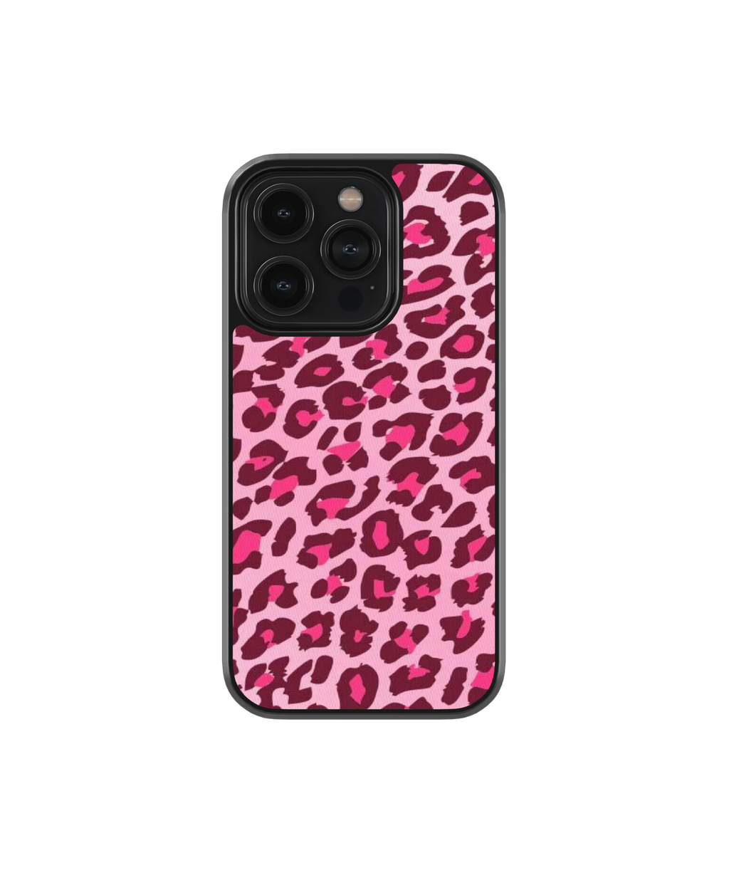 Pink Leopard | Pinteresty Glass Case Cover | Code: 282