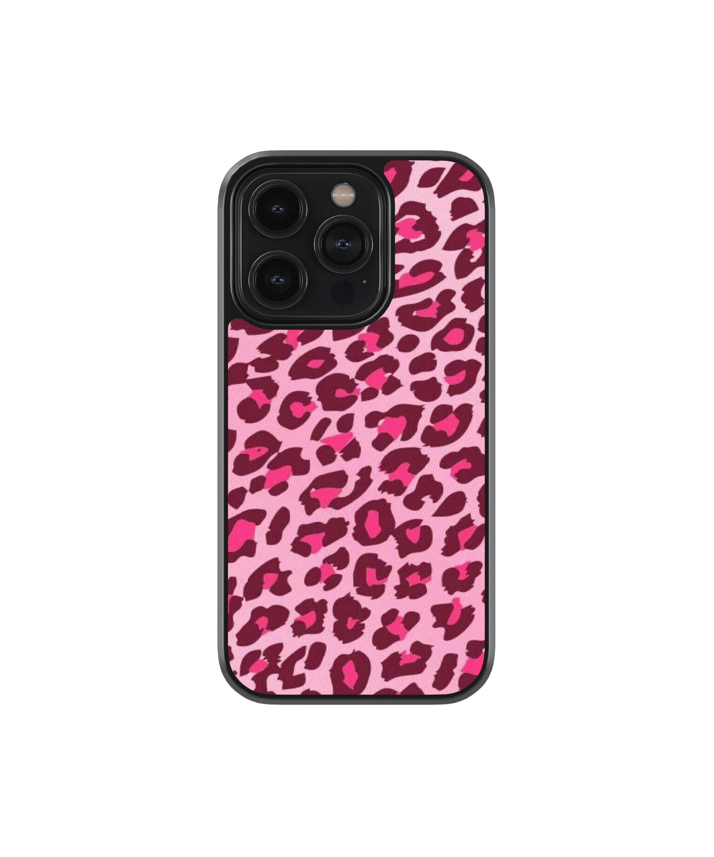 Pink Leopard | Pinteresty Glass Case Cover | Code: 282