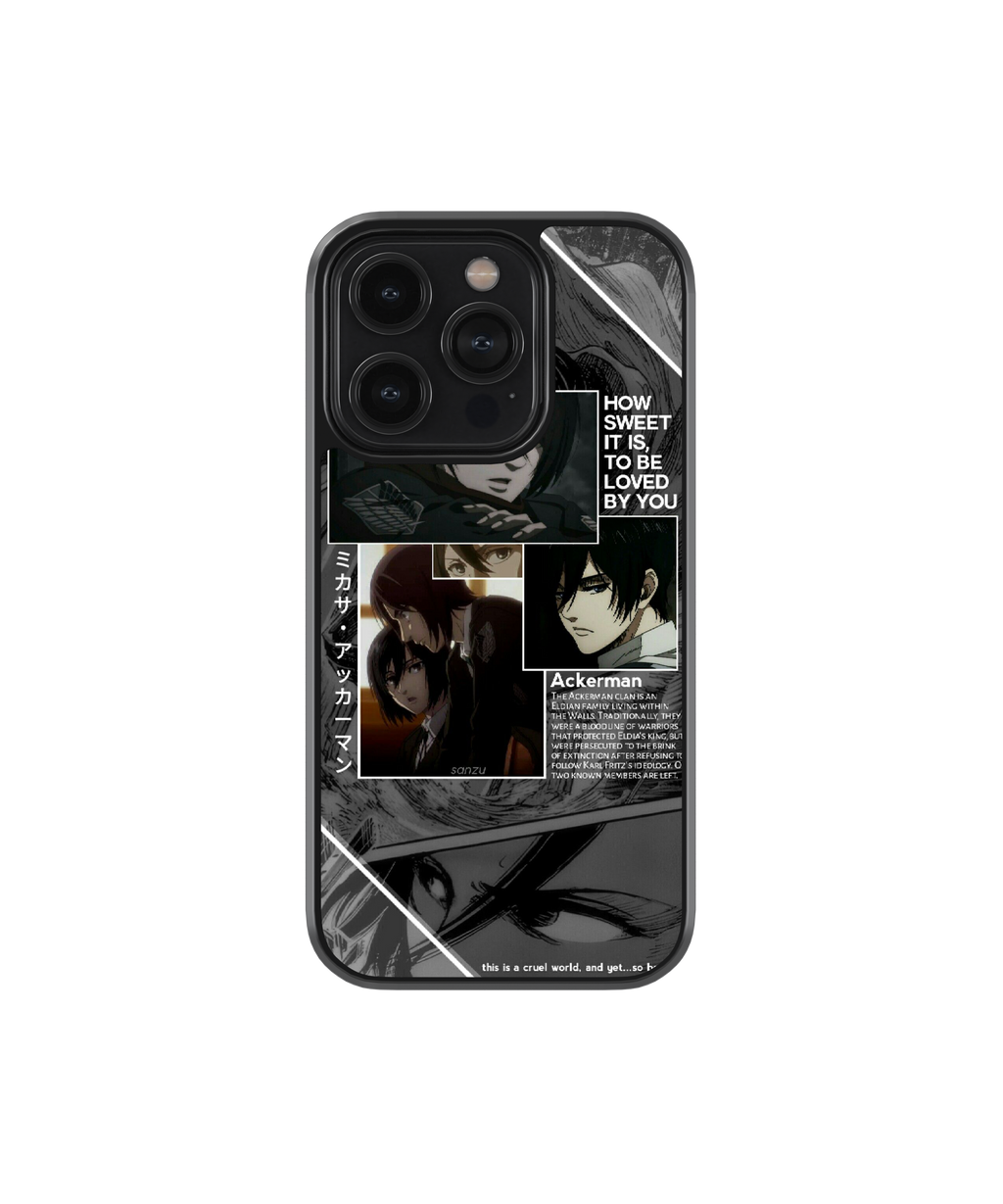 Soldier's Gaze | Attack on Titans - Glass Case | Code: 186