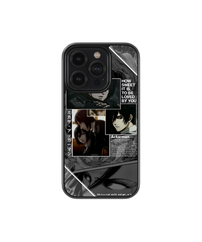 Soldier's Gaze | Attack on Titans - Glass Case Cover | Code: 186