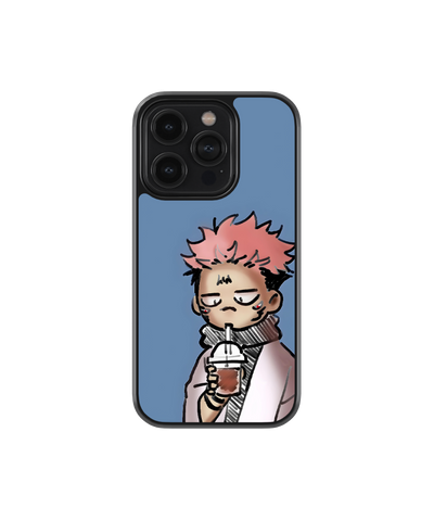 Coffee Encounter | Jujutsu Kaisen - Glass Case Cover | Code: 200