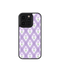 Purple Posies | Pinteresty Glass Case | Code: 278