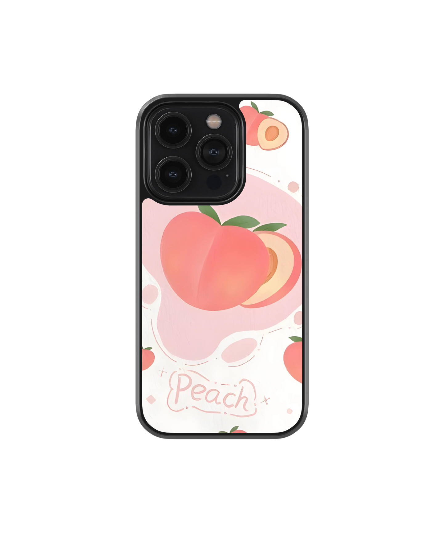 Peachy Paradise | Pinteresty Glass Case | Code: 273