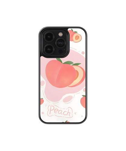 Peachy Paradise | Pinteresty Glass Case Cover | Code: 273