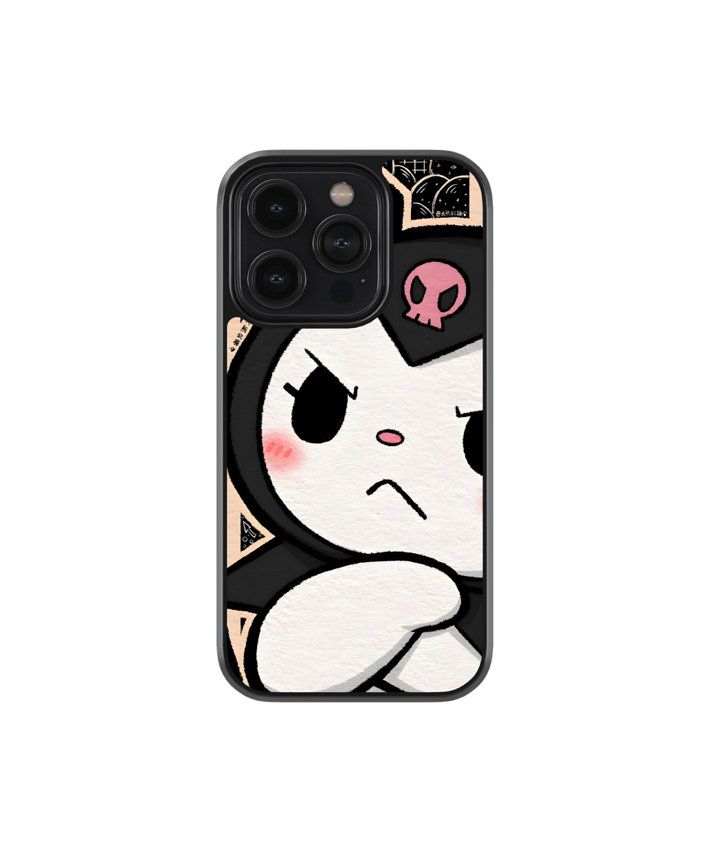 Kuromi Gaze | Pinteresty Glass Case | Code: 270