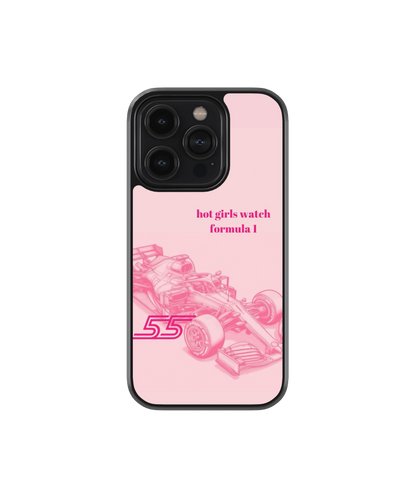 Hot Girl F1 | F1 / Cars - Glass Case Cover | Code: 316