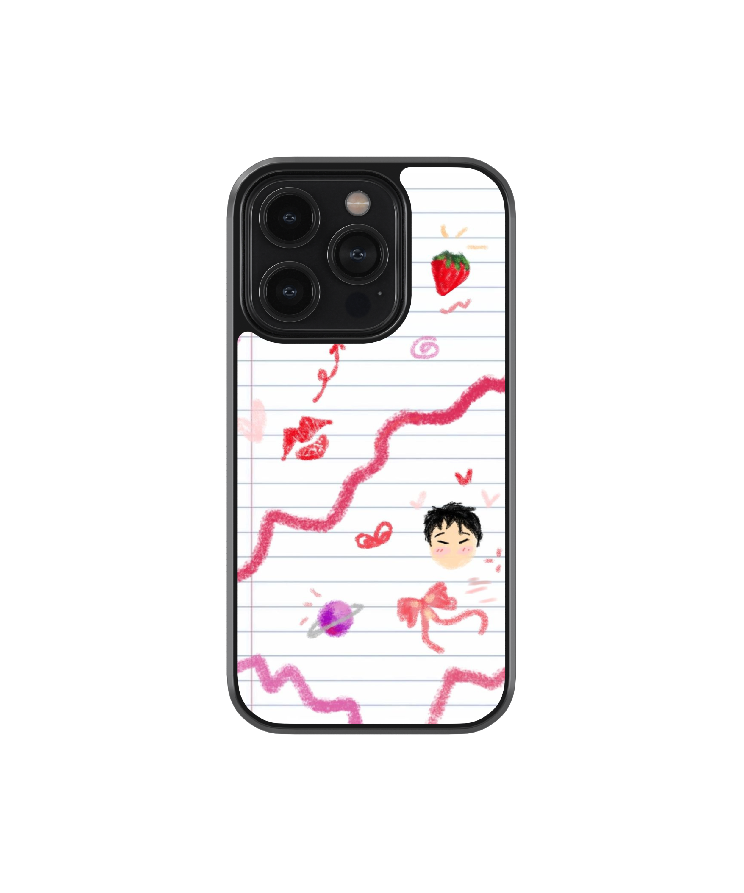 Ink Bloom | Scribble - Glass Case | Code: 308