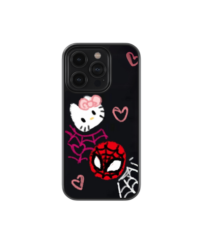 Spidey Whirl | Scribble - Glass Case Cover | Code: 302