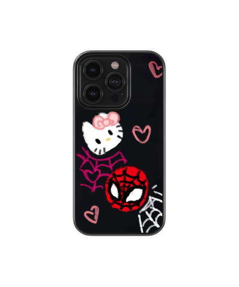 Spidey Whirl | Scribble - Glass Case Cover | Code: 302
