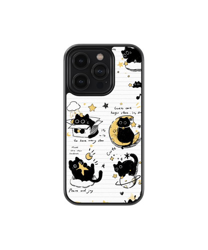 Minimal Strokes | Scribble - Glass Case Cover | Code: 311