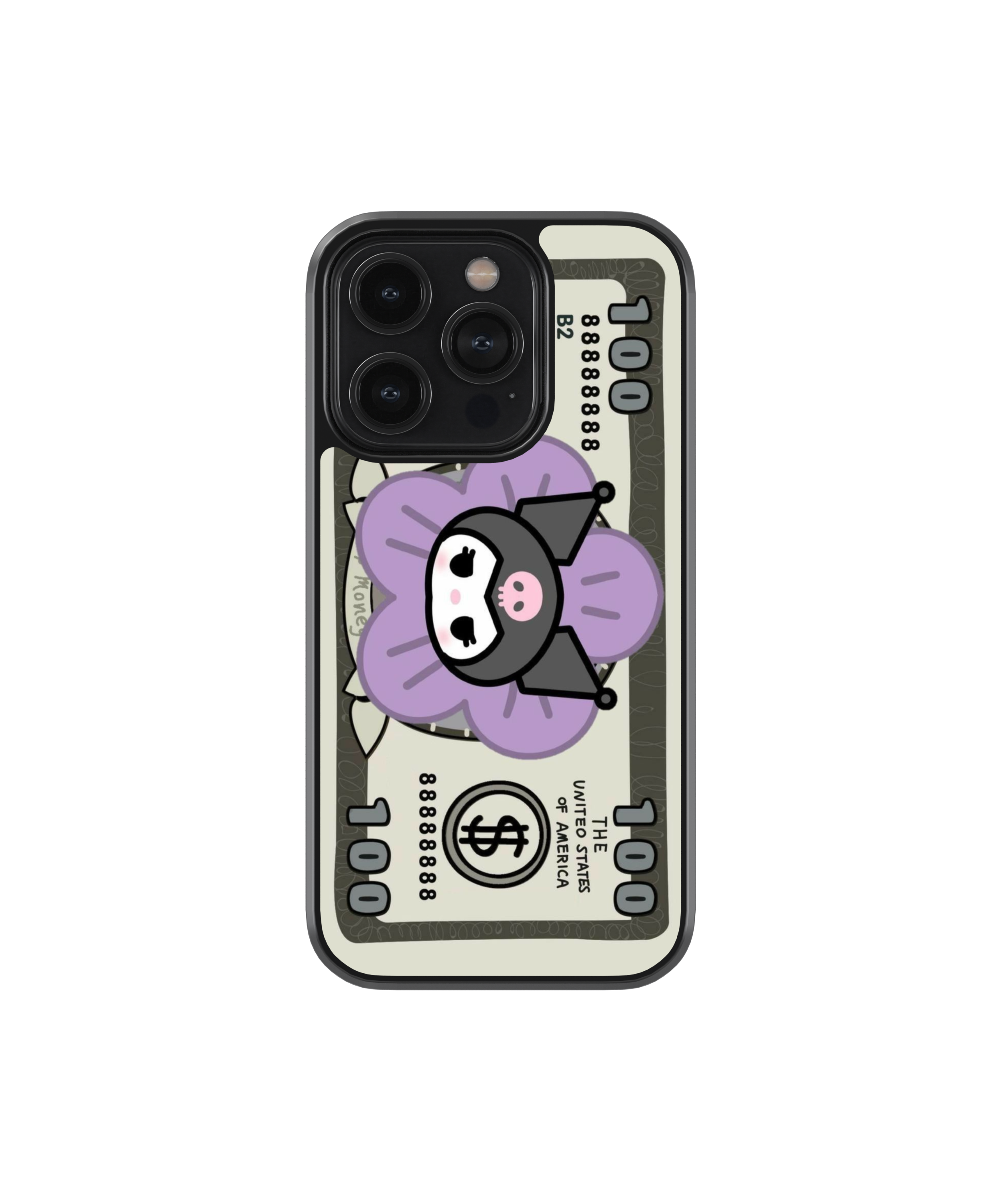 Kuromi Cash | Pinteresty Glass Case | Code: 295