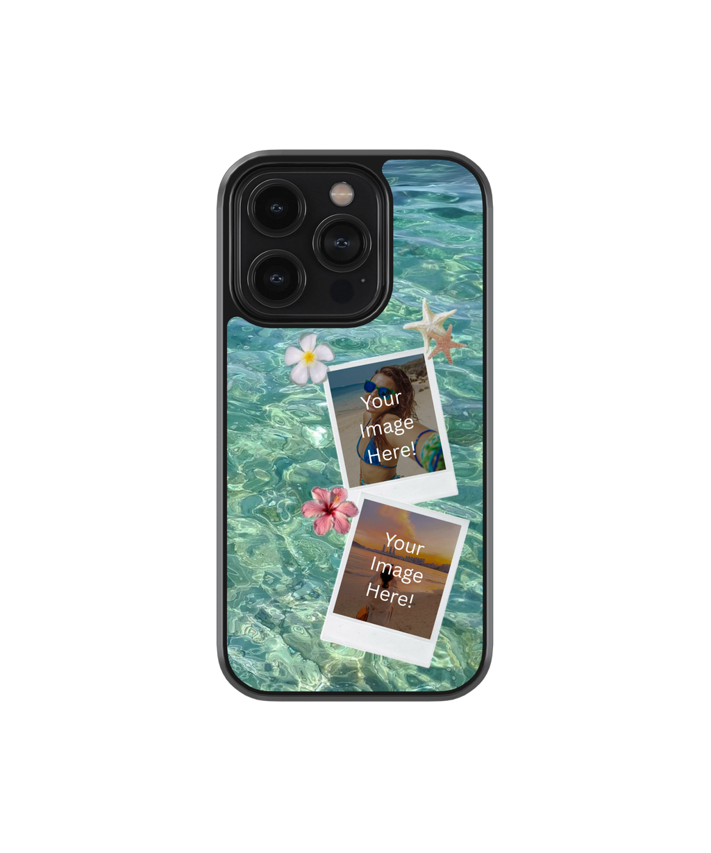 Sandy Bliss | Personalized Glass Case Cover | Code: 345