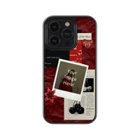 Scarlet Mood | Personalized Glass Case | Code: 347