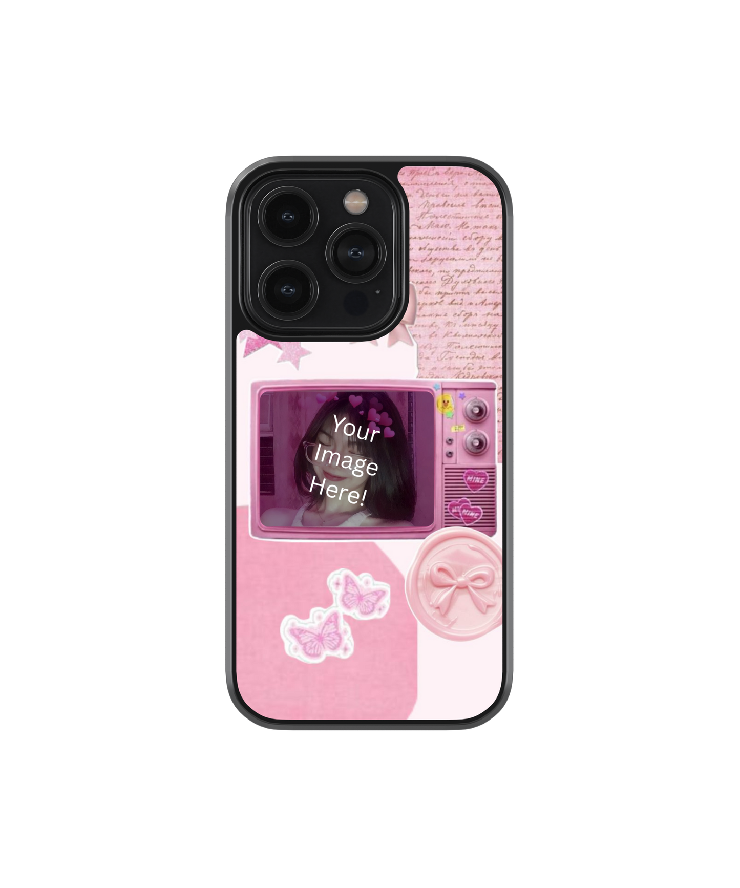 Blush Muse | Personalized Glass Case | Code: 346