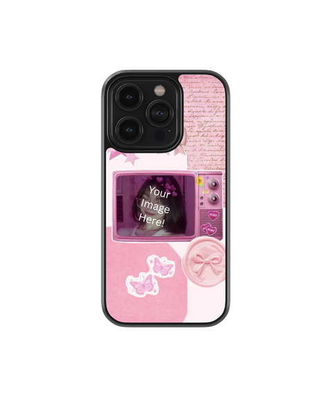 Blush Muse | Personalized Glass Case Cover | Code: 346