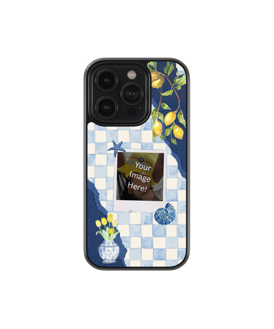 Lemon Check | Personalized Glass Case Cover | Code: 349