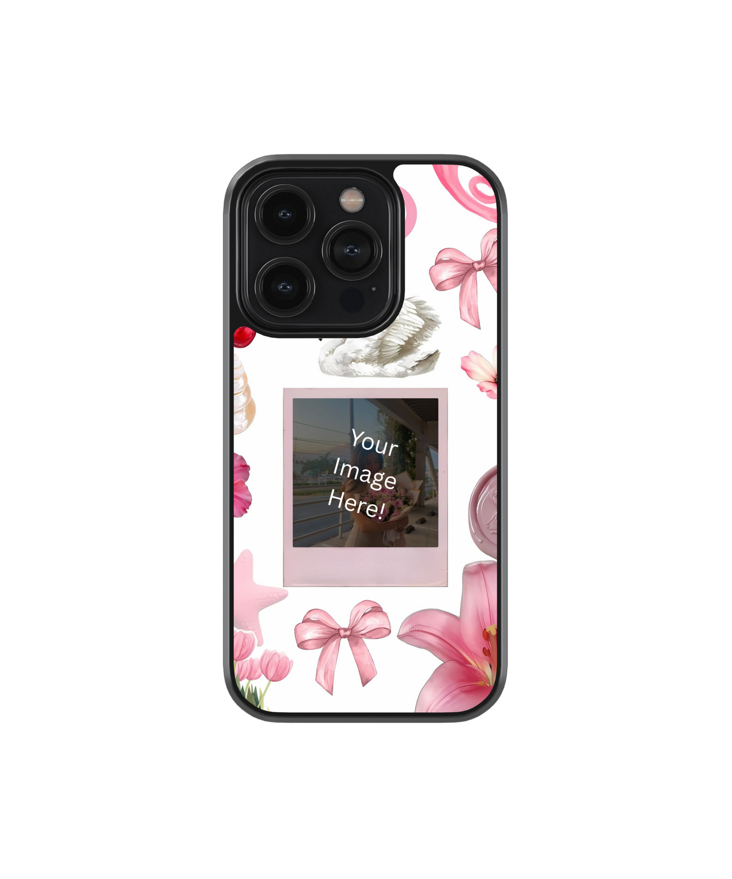 Pink Dream | Personalized Glass Case | Code: 351