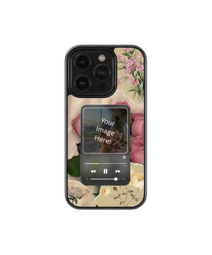 Floral Daze | Personalized Glass Case Cover | Code: 348