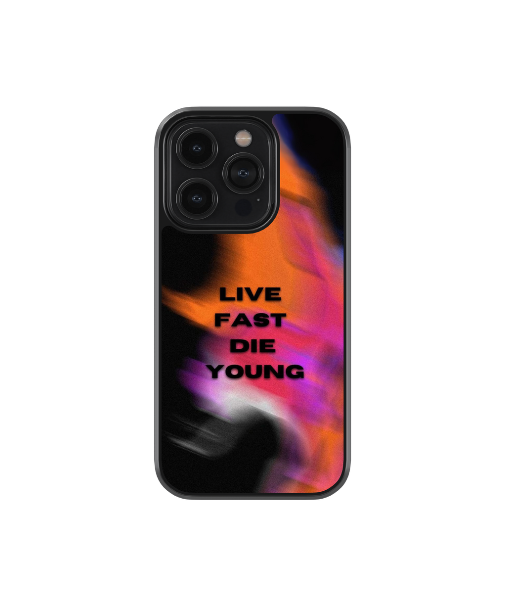 Live Fast | Rebel - Glass Case Cover | Code: 376