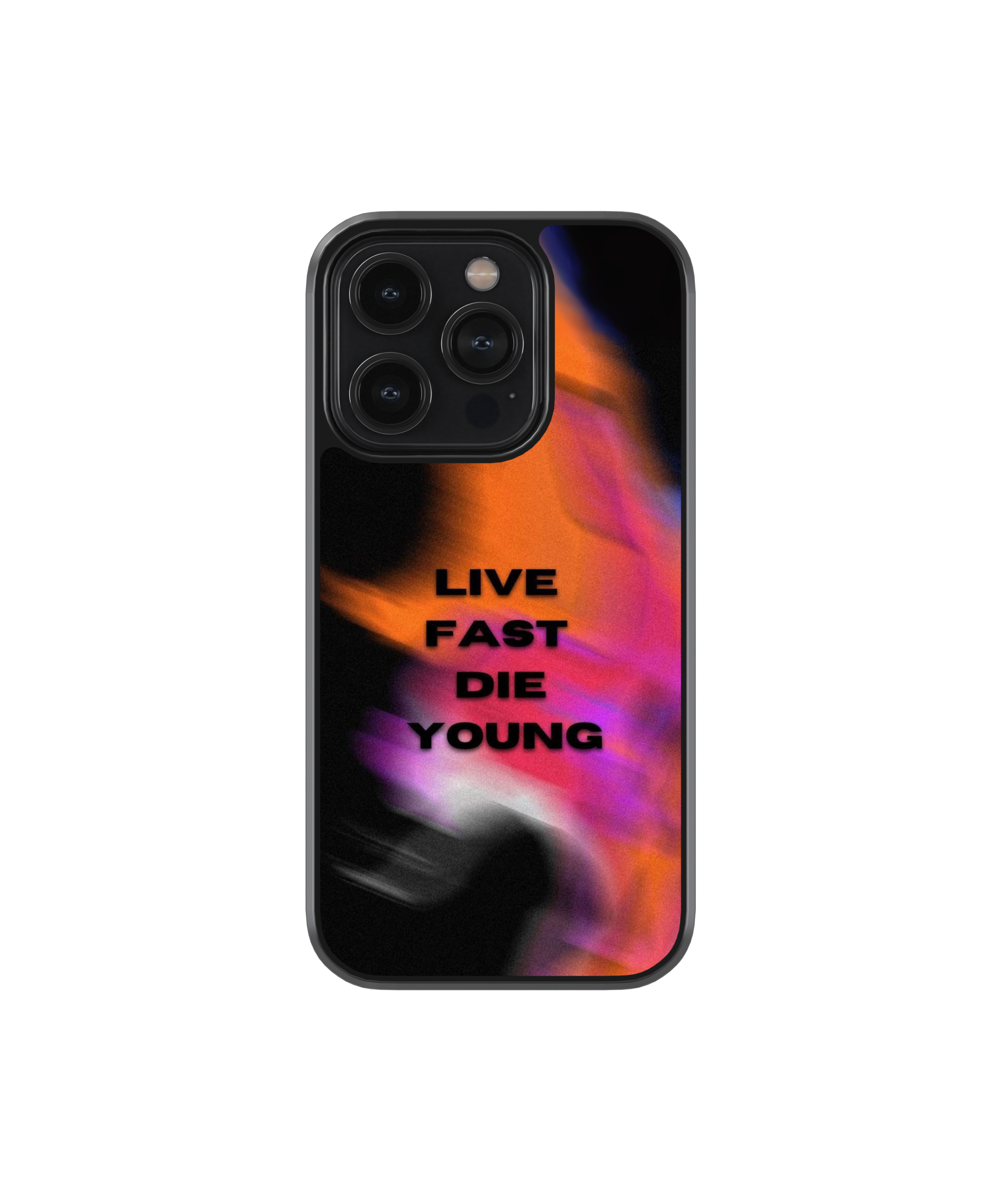 Live Fast | Rebel - Glass Case Cover | Code: 376