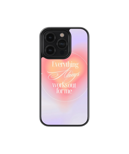 Everything Works Out | Aura - Glass Case Cover | Code: 367