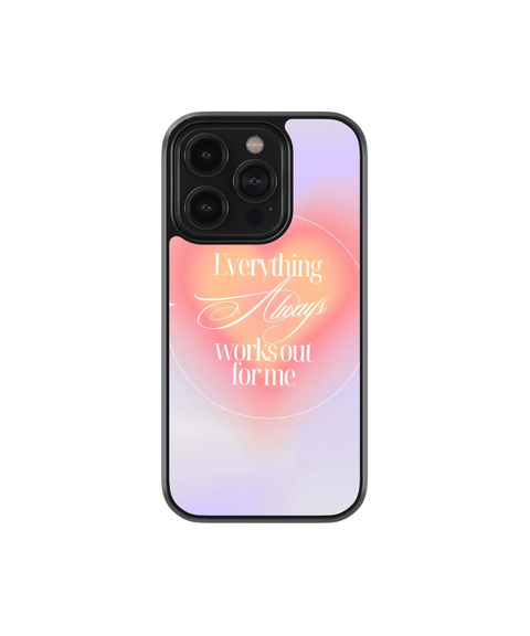 Everything Works Out | Aura - Glass Case Cover | Code: 367