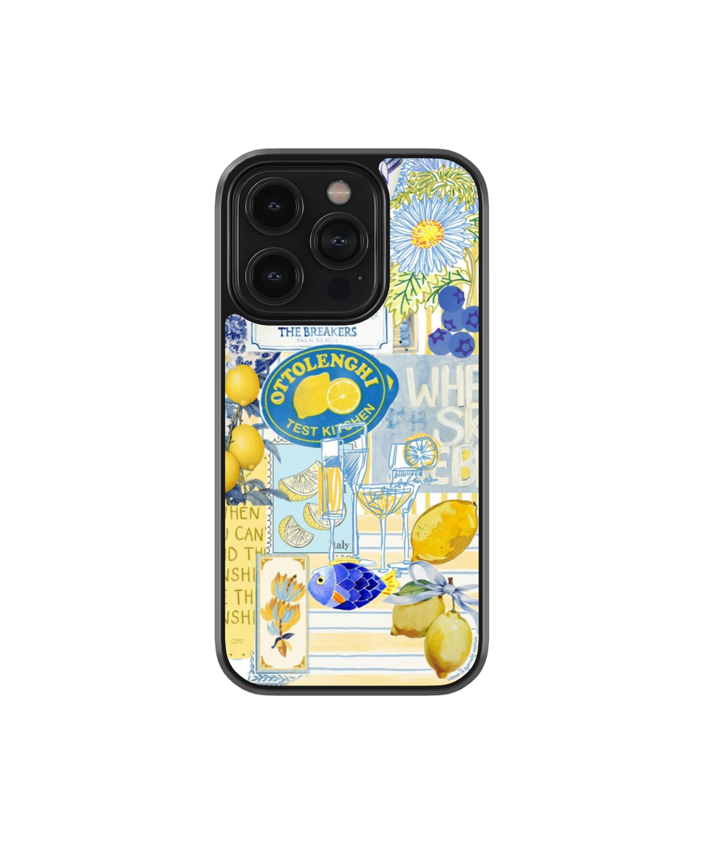 Lemon Bloom | Zesté - Glass Case Cover | Code: 389