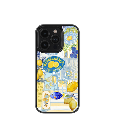 Lemon Bloom | Zesté - Glass Case Cover | Code: 389