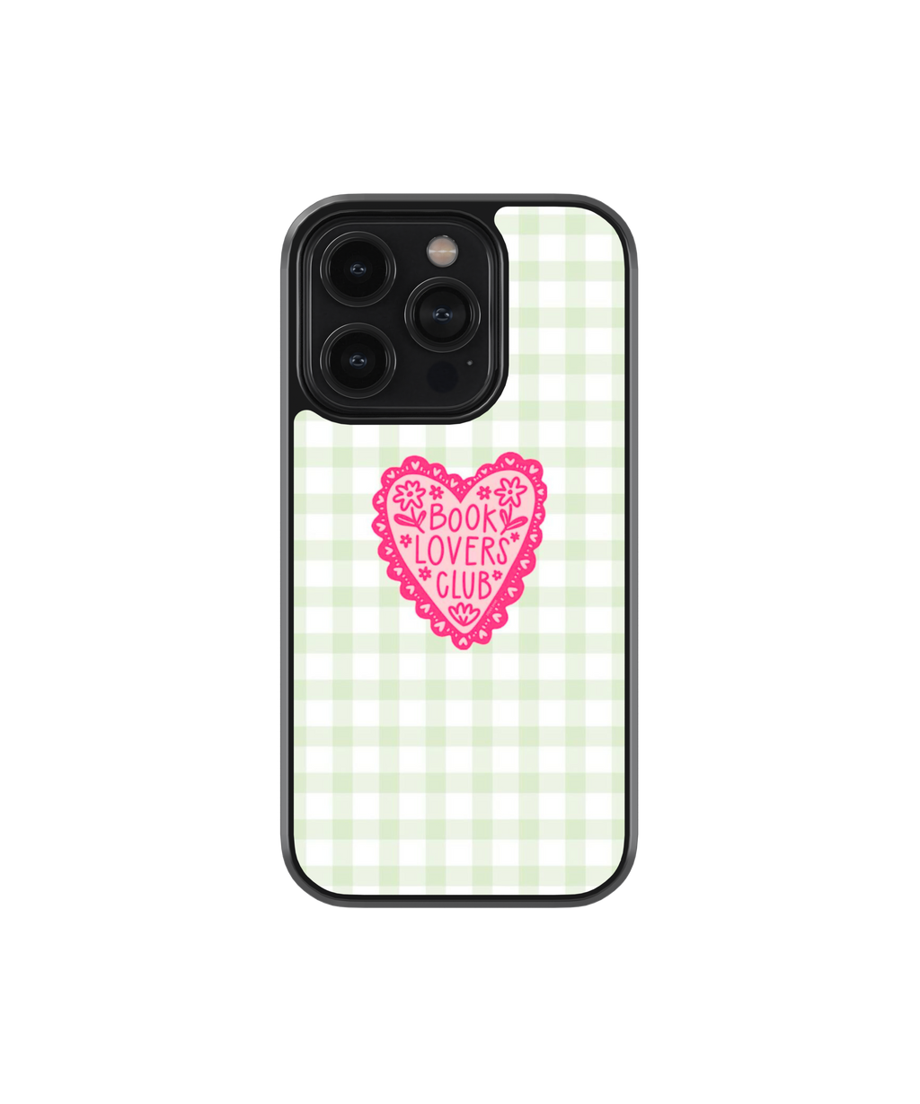 Book Lovers Club | Zesté - Glass Case Cover | Code: 380