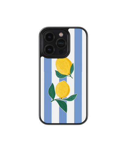 Lemon Stripes | Zesté - Glass Case Cover | Code: 400