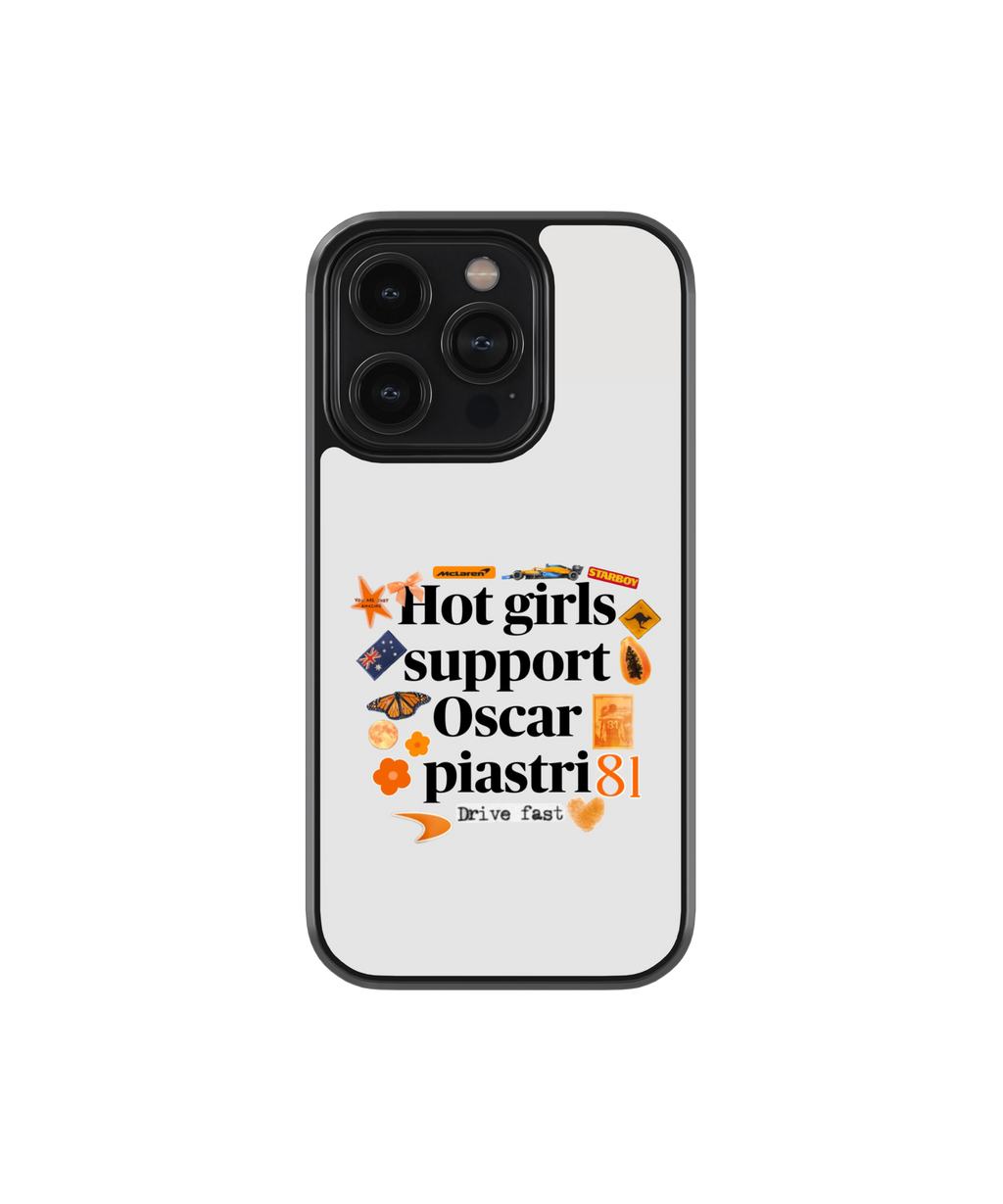Piastri Girl | F1 / Cars - Glass Case | Code: 424