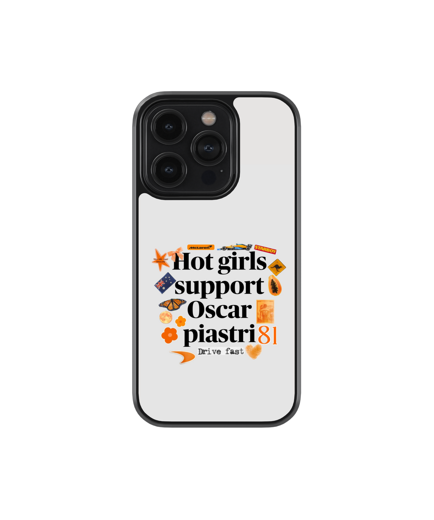 Piastri Girl | F1 / Cars - Glass Case | Code: 424