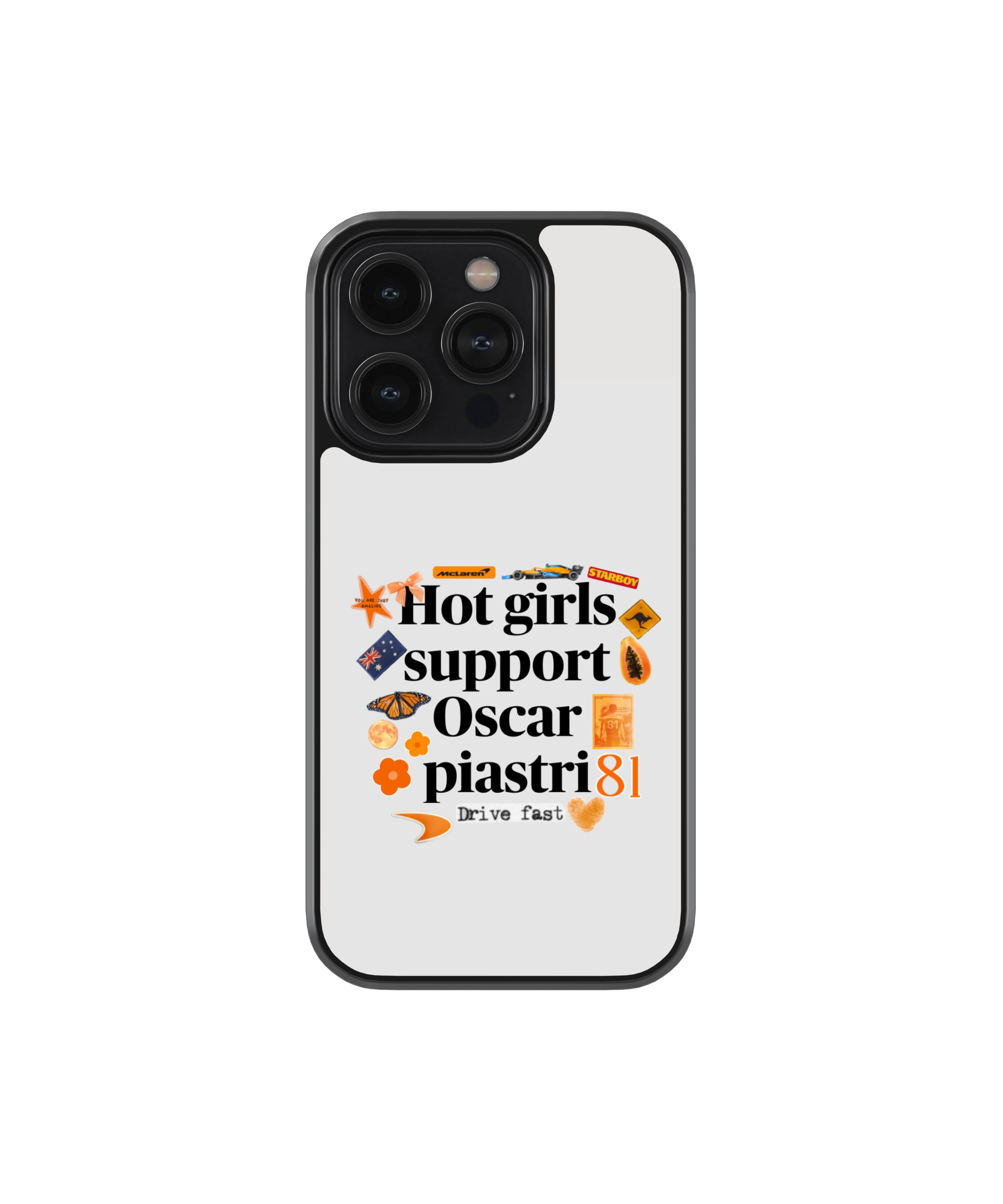 Piastri Girl | F1 / Cars - Glass Case | Code: 424