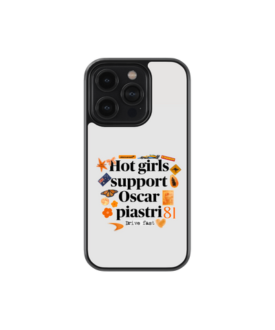 Piastri Girl | F1 / Cars - Glass Case | Code: 424