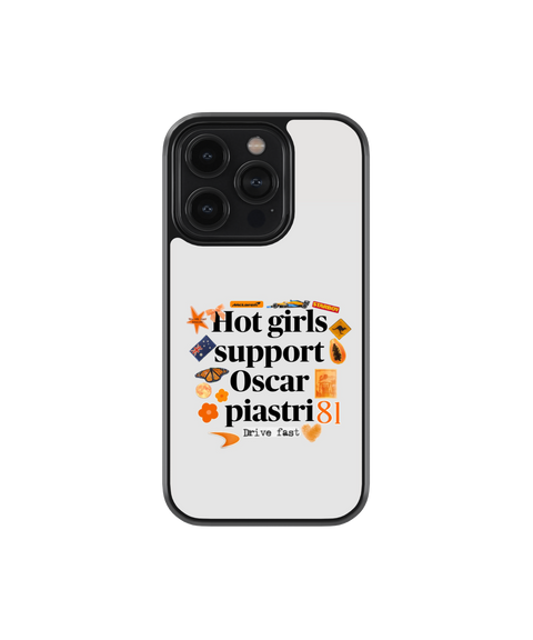 Piastri Girl | F1 / Cars - Glass Case | Code: 424