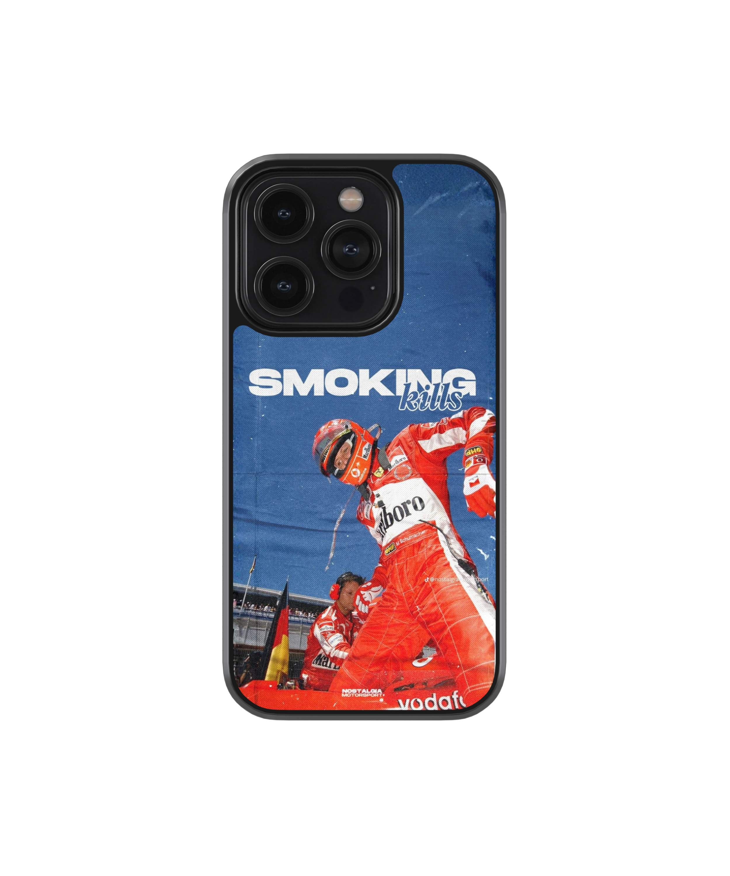 Smoking Hot Lap | F1 / Cars - Glass Case | Code: 433