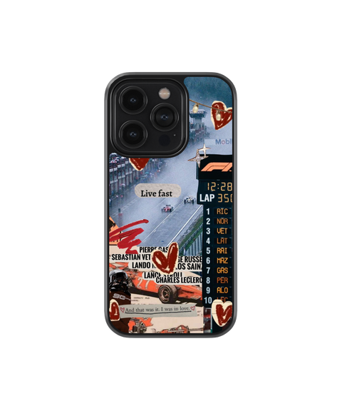 Race Hearts | F1 / Cars - Glass Case | Code: 427