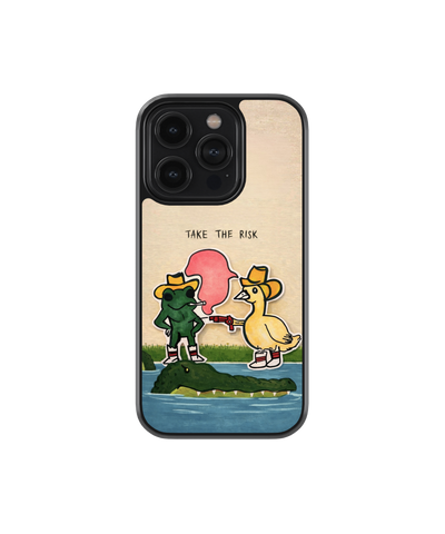 Take the Risk | Scribble - Glass Case | Code: 529
