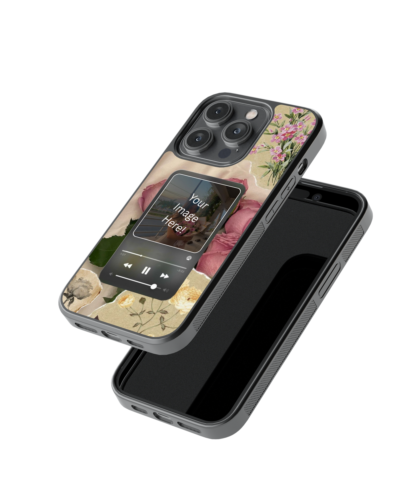 Floral Daze | Personalized Glass Case | Code: 348