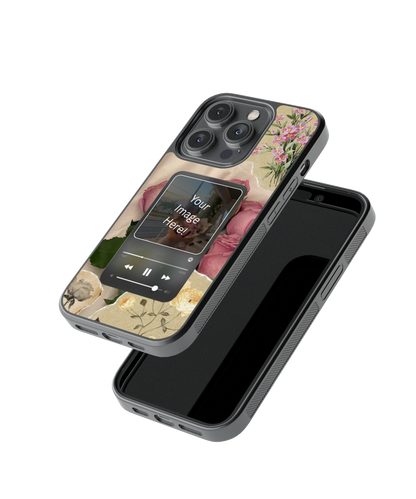 Floral Daze | Personalized Glass Case Cover | Code: 348